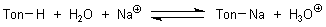 Ton-H in Wasser 
und Natriumchlorid