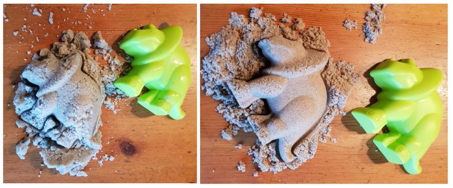 100g leicht formbar zerfliesst Magischer Sand in der Dose klebt nicht 